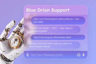 Customer support services and guidance for cryptocurrency users at CryptoLase
