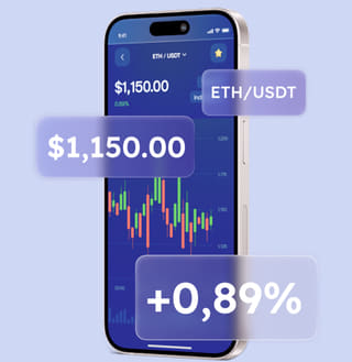Platform interface for CryptoLase offering multi-asset trading solutions